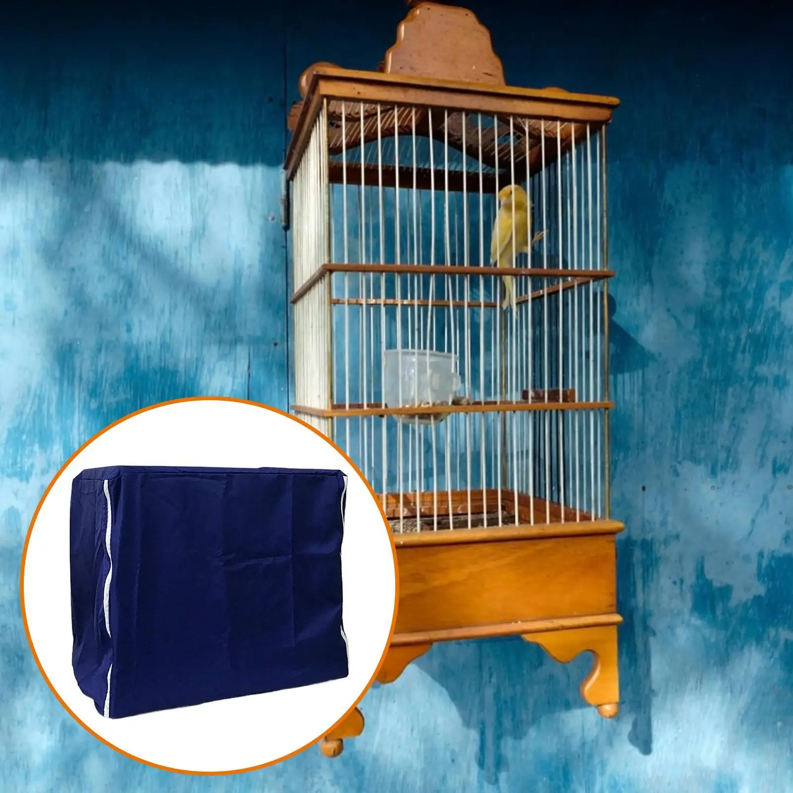 Vogelkäfig-Abdeckungen für die Nacht, atmungsaktiv, winddicht, Verdunkelungs-Kiste-Abdeckung, Sittich, Papagei, Tierkiste, Schutz für Nerz, Sittich
