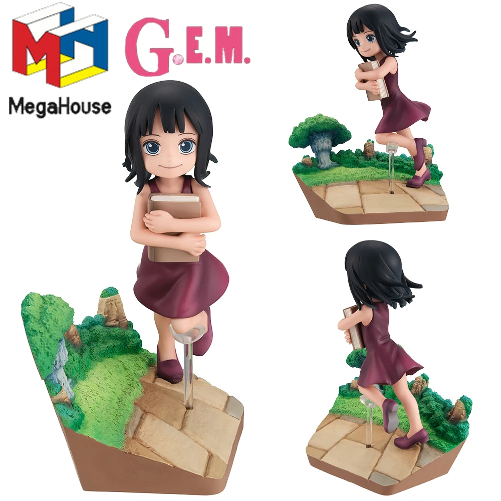 

Pre Sale Original Megahouse G.e.m. Run!run!run! One Piece Nico Robin Anime Q Girls Figures Collectible Model Toys Good Gifts