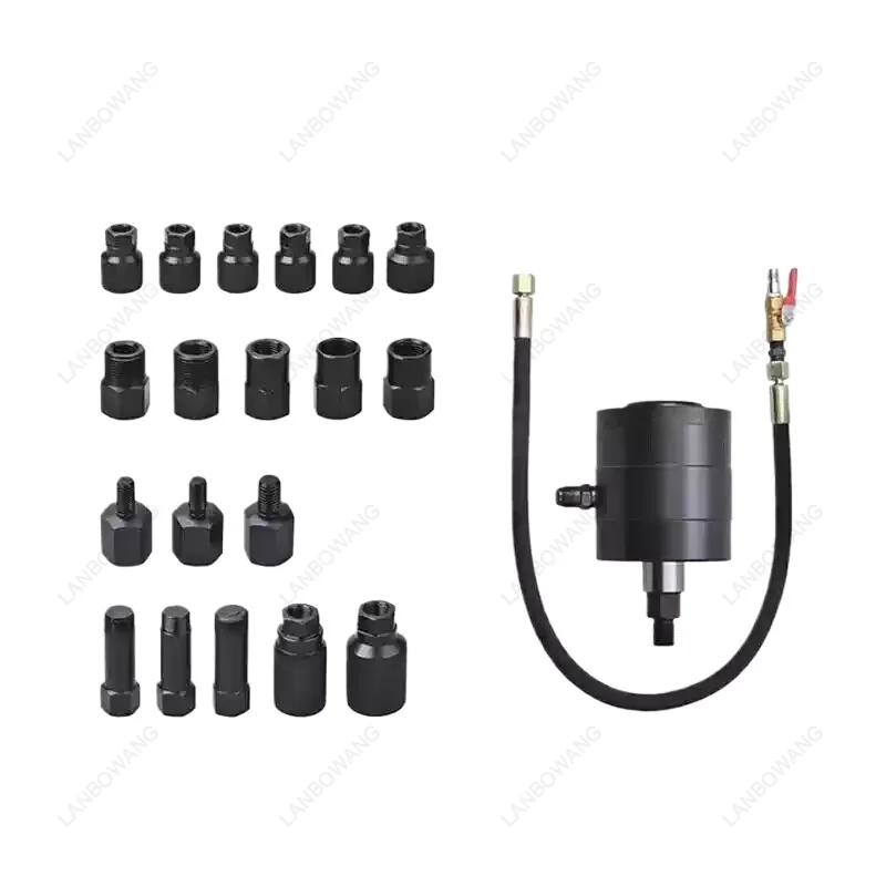 21PCS Pneumatic Diesel Injector Puller Removal Tool Set Fuel Injector Disassembly Repair Combination Kit