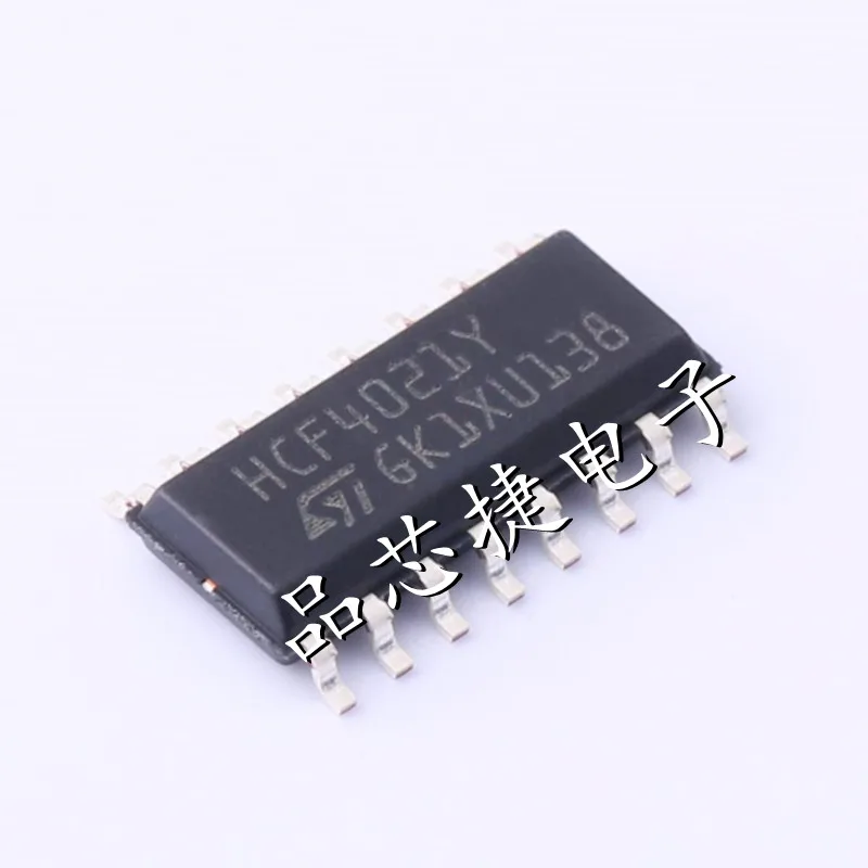 

10 шт./лот HCF4021YM013TR Маркировка HCF4021Y SOIC-16 Синхронный последовательный/выход 8-ступенчатый регистр статического сдвига