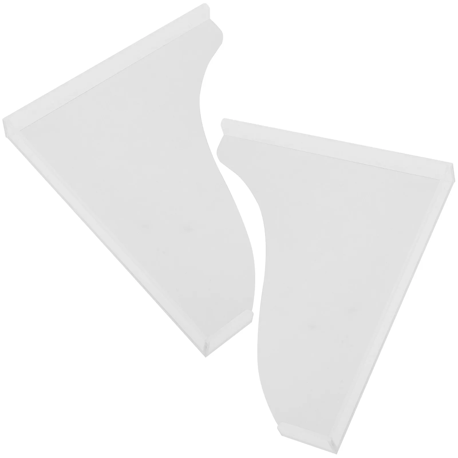 

1Set Bathtub Anti-Splashing Guard Acrylic Corner Splash Barrier for Bathroom Safety Keep Floor Dry Adhesive Tape Strong Hold