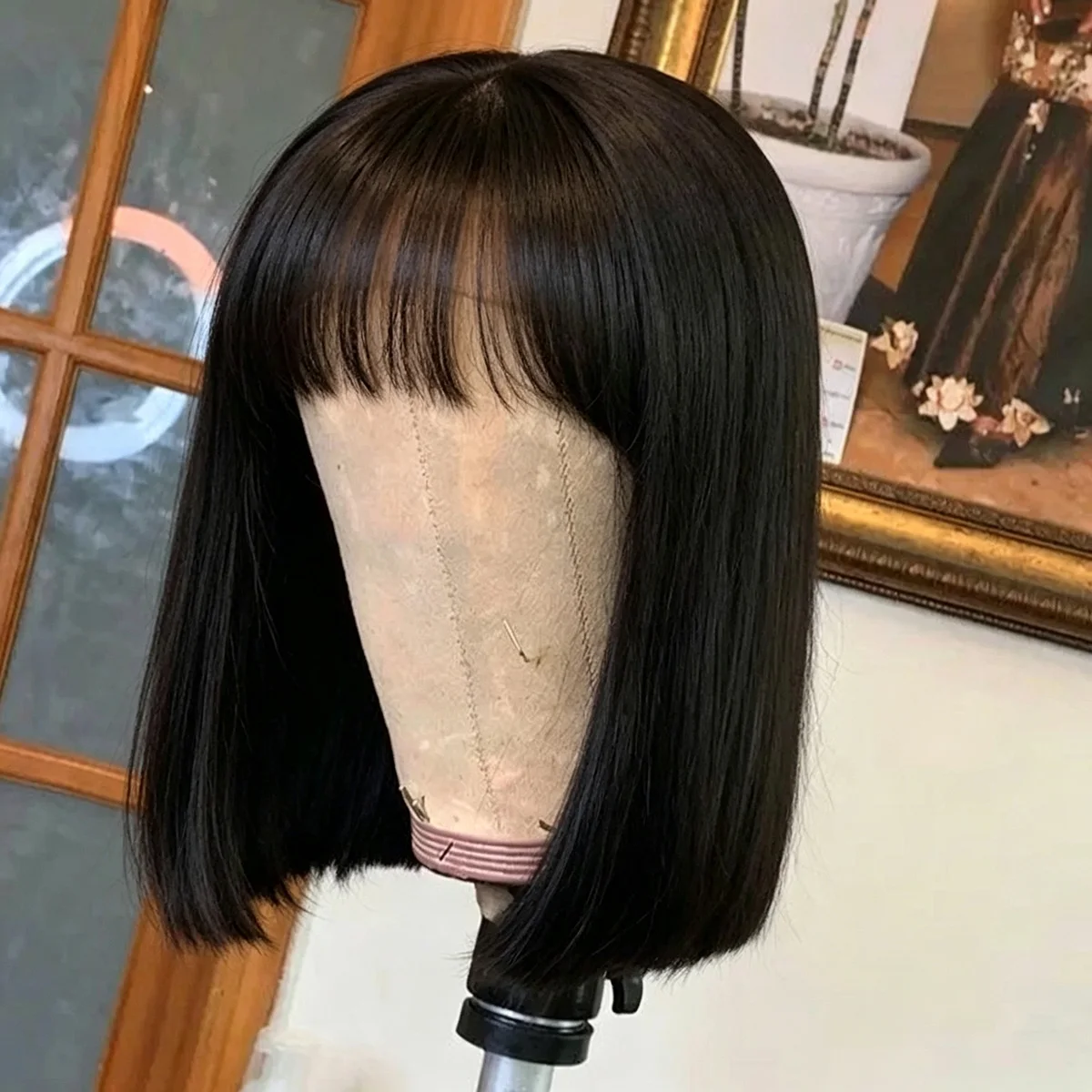perruques-bob-lisses-sans-colle-100-cheveux-humains-avec-frange-perruque-en-dentelle-3x2-avec-raie-centrale-densite-300-noir-naturel-perruques-bob-courtes-a-franges