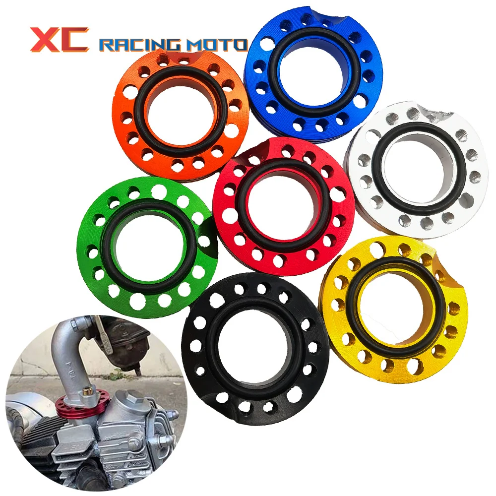 

For GY6 ATV KTM Honda Yamaha Kawasaki Suzuki Motorcycle CNC 28mm Carb Adjuster Carburetor Inlet Manifold Spinner Plate Adaptor