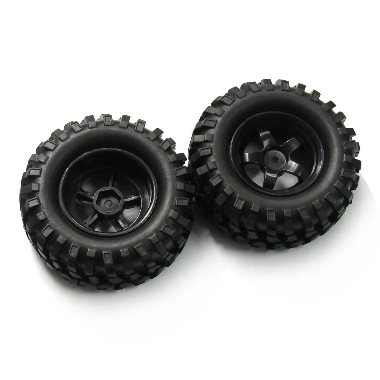 12 mm Sechskantnabe, Felge und Reifen, Reifen für 1/10 Off-Road RC Rock Buggy Truck, 4 Stück