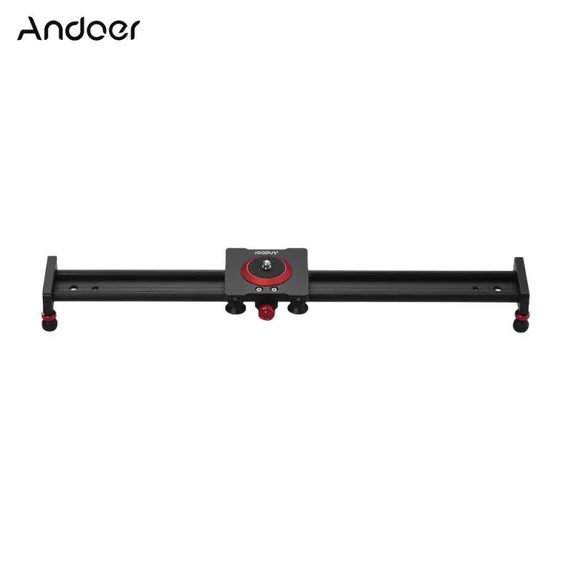 

Andoer 50cm/20inch Aluminum Alloy Camera Track Slider Video Stabilizer Rail for DSLR Camera Camcorder DV Film Photography