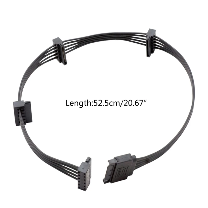 alimentação rígido Y1UB 15Pin Splitter 1 a 3/4/5 expansão