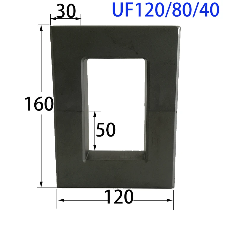 Core UF120 UU120 High Power Mn-Zn Ferrite UF12080 UF120118 UF160 Transformer