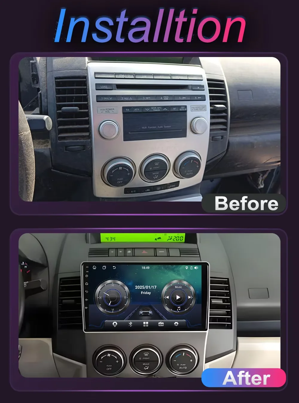 สำหรับ MAZDA 5 2005 2006 2007 - Photograph Mp3 บทวิจารณ์และราคา