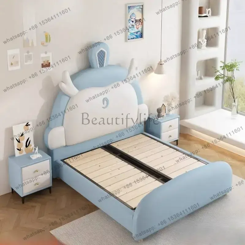 PG Boys Storage Kids Beds Minimalist White Cheap Wooden Custom Kids Beds Single Design Modern Lettino Per Bambini Furniture Home
