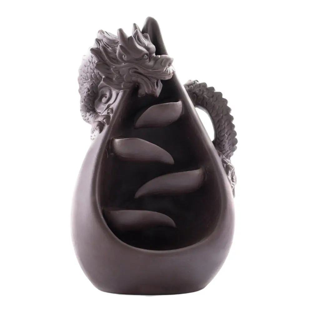 

Purple S Aroma Stove Elegant Backflow Censer Stylish Incense Burner Creative Prop for Home Kitchen Appliances