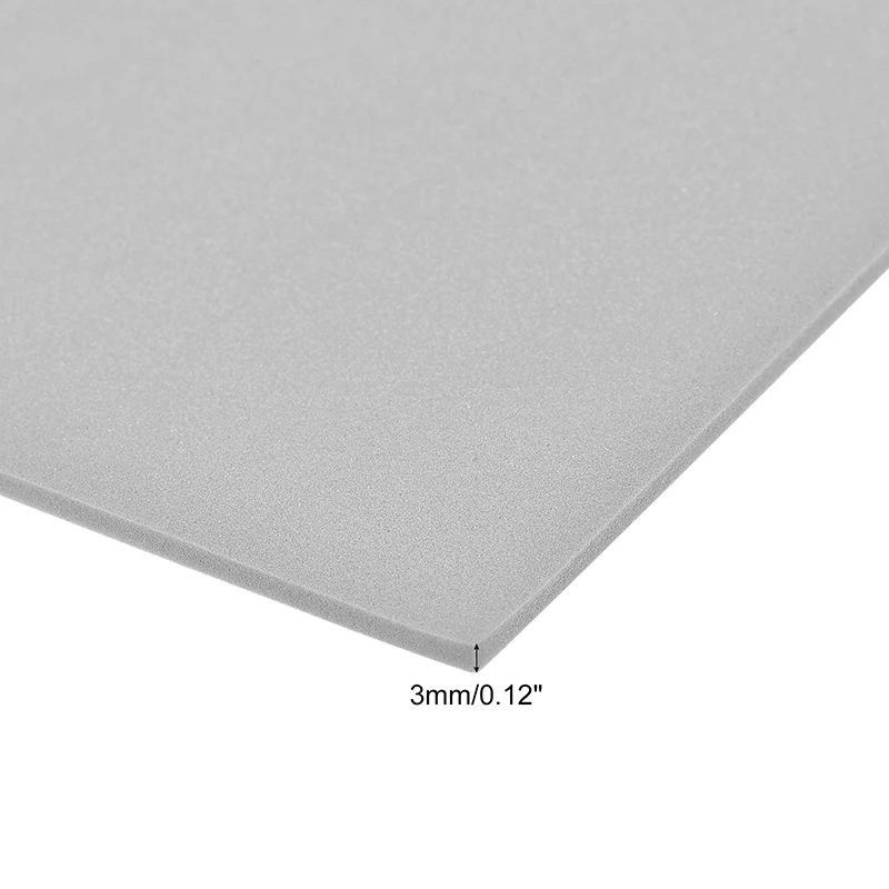 4pcs 3mm Grey EVA Foam Sheets Spone Foam 10x10 Inch Craft EVA Sheets DIY Handmade Model Making Material