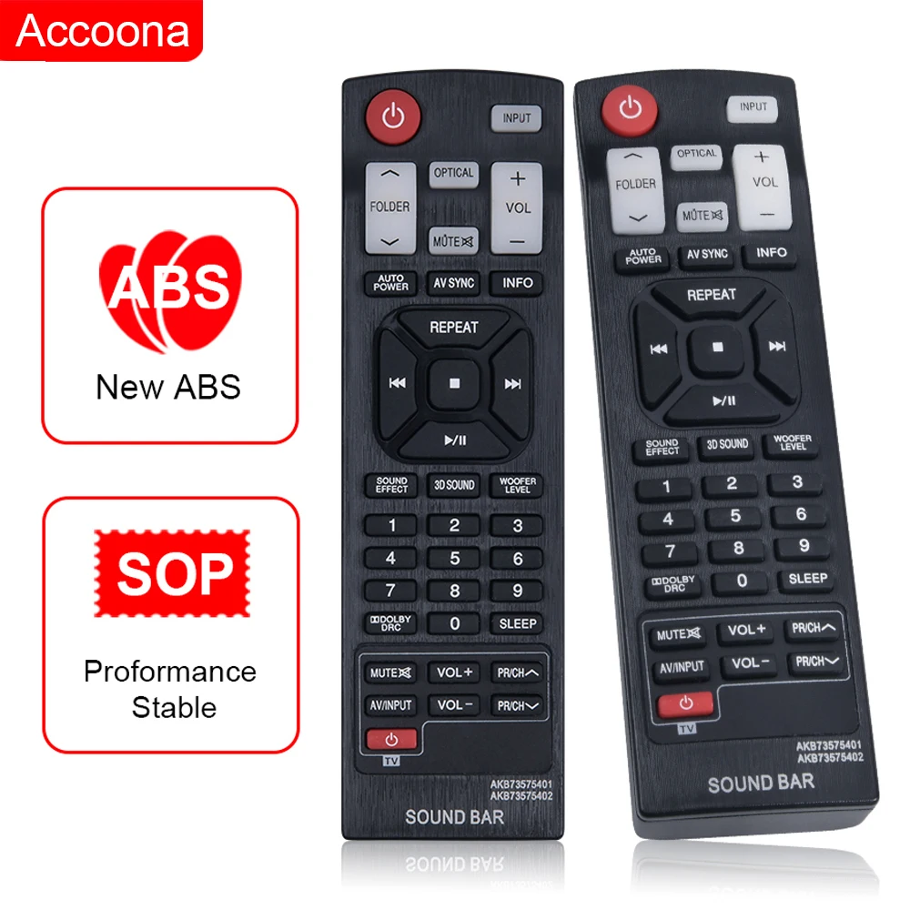 Suitable for audio remote control AKB73575401  AKB73575402 Nb2430A Nb4540 Nb5540A Nb5541