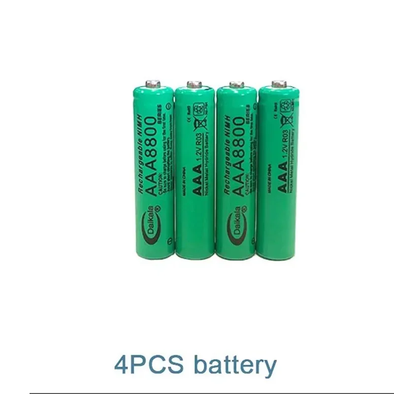 AAA  Alkaline Battery 1.2V 8800mAh, Flashlight, Toy, Watch, MP3 Player, Replacement Nickel Hydrogen Battery,+Charger