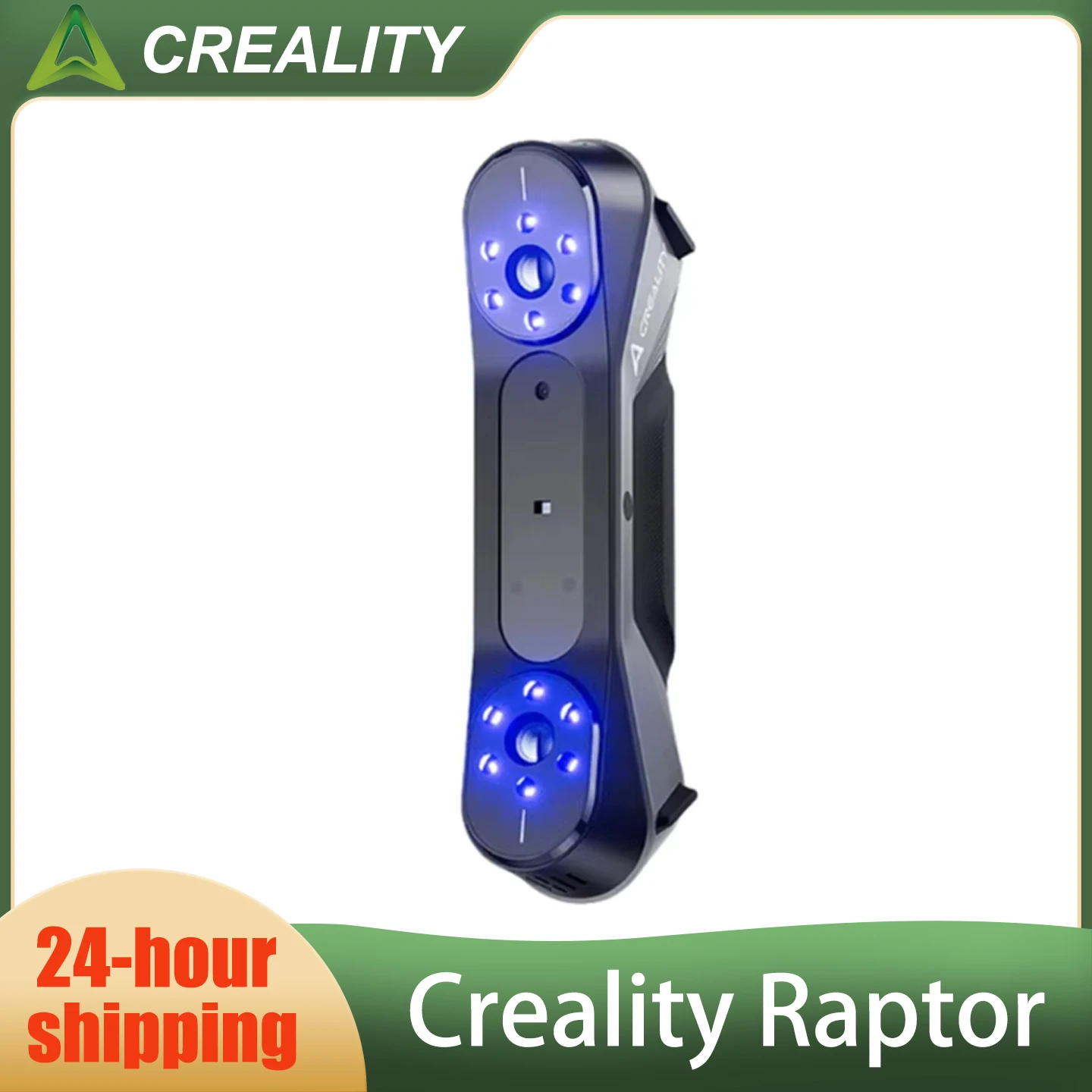 Creality 3D Scanner CR-Scan Raptor Multiple-line Blue NIR 0.02mm Accuracy 60FPS Anti-Shake Tracking Scanning 24Bit Color Scanner