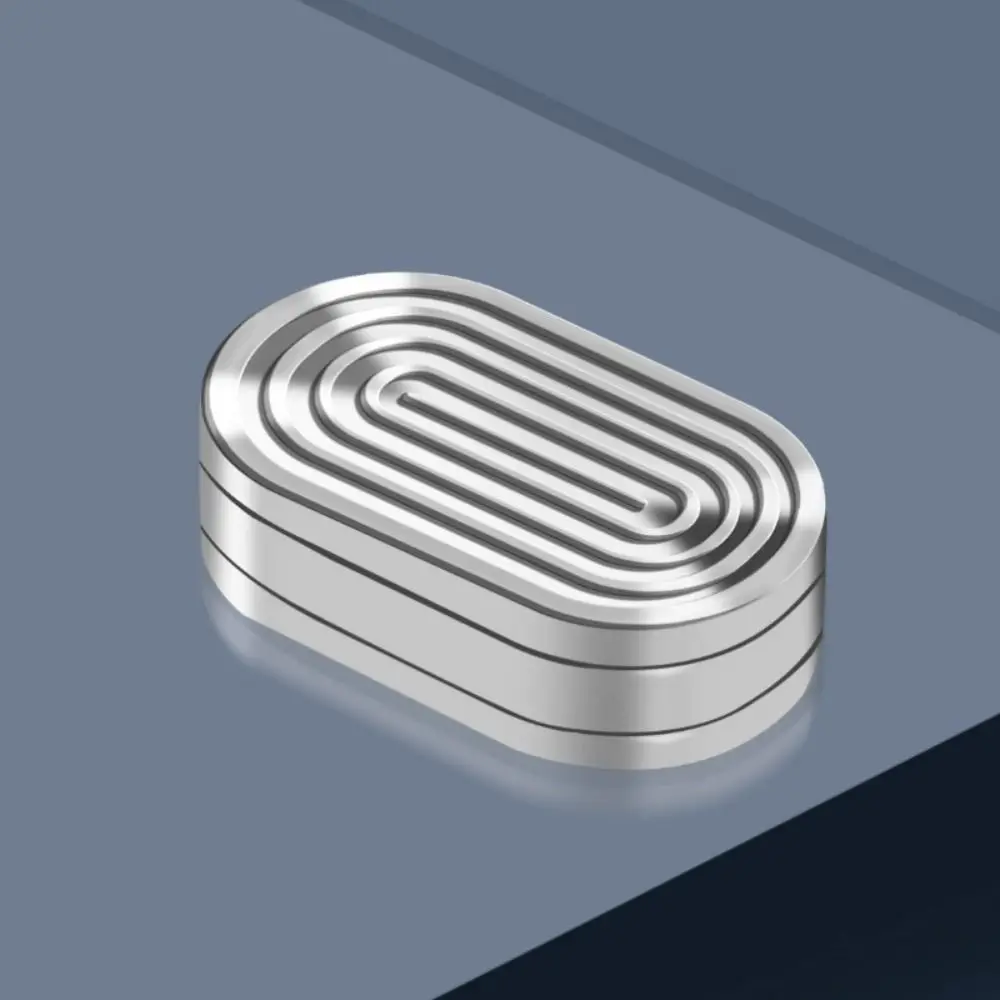 Metal Construction Magnetic Push Card Magnetic Design Infinite Rhythm Fidget Slider Three-Layer Structure Three-Layer Push Card
