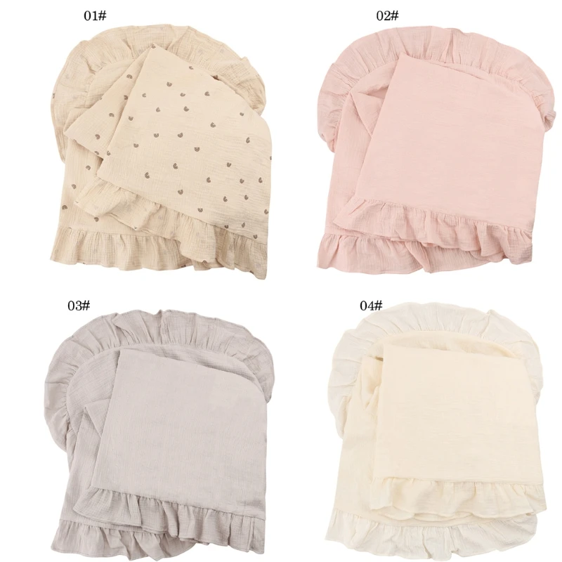 

140x140cm Baby Muslin Receiving Blanket Soft Cotton Print Sleeping Bag Infants Bath Towel Stroller Cover Blanket
