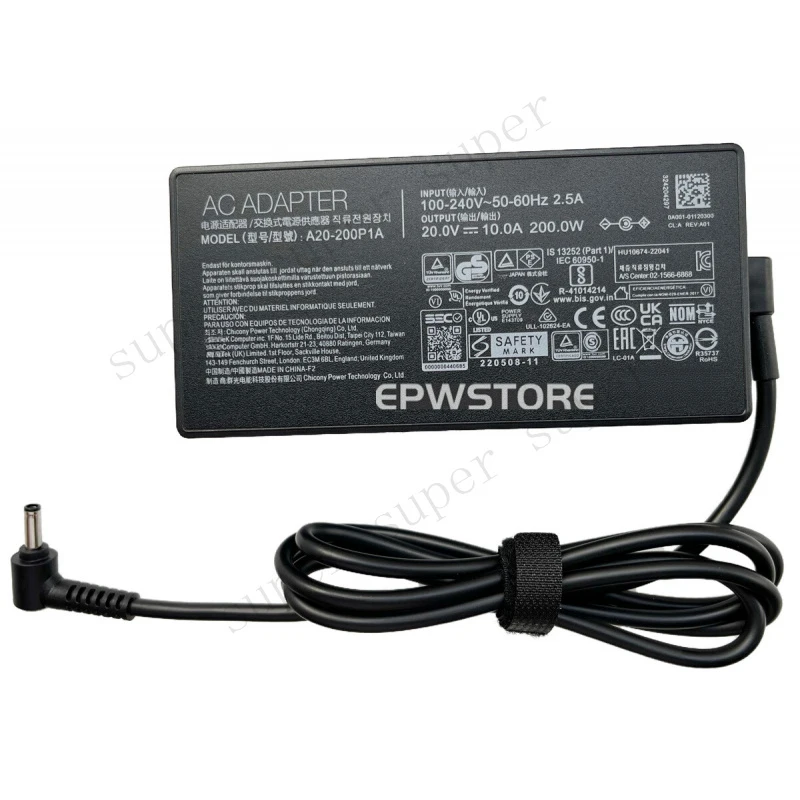 

Зарядное устройство S+ 20V 200W для ноутбука Asus Vivobook Pro 15 Q533MJ-U73050 A20-200P1A