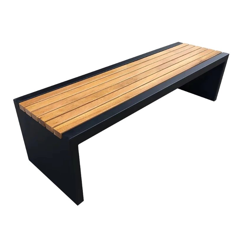 Modern stainless steel park chair outdoor courtyard leisure sunscreen bench bench bench