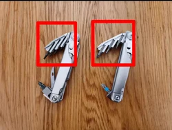 1 Set Stainless Steel 6.35mm/Flat Bit Driver Holder for Leatherman Surge Single Leg Modify(PLIERS and Bit NOT INCLUDED)