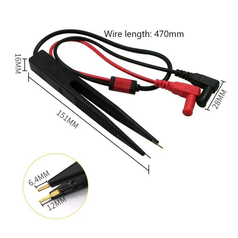 

Multi-purpose Test Pen Capacitance Table Pen Patch Capacitance Test Clip Multimeter Leads Tool Inductance Testing Electrician