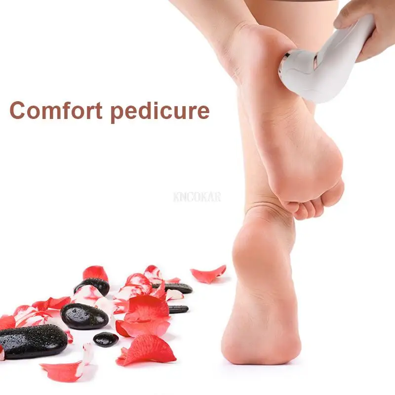 Ferramenta elétrica de pedicure, arquivo de cuidados com os pés, perna, calcanhar para remover calos de pele morta e rachados, remoção de calos de pele morta, lcd, máquina de cuidados de limpeza de pés