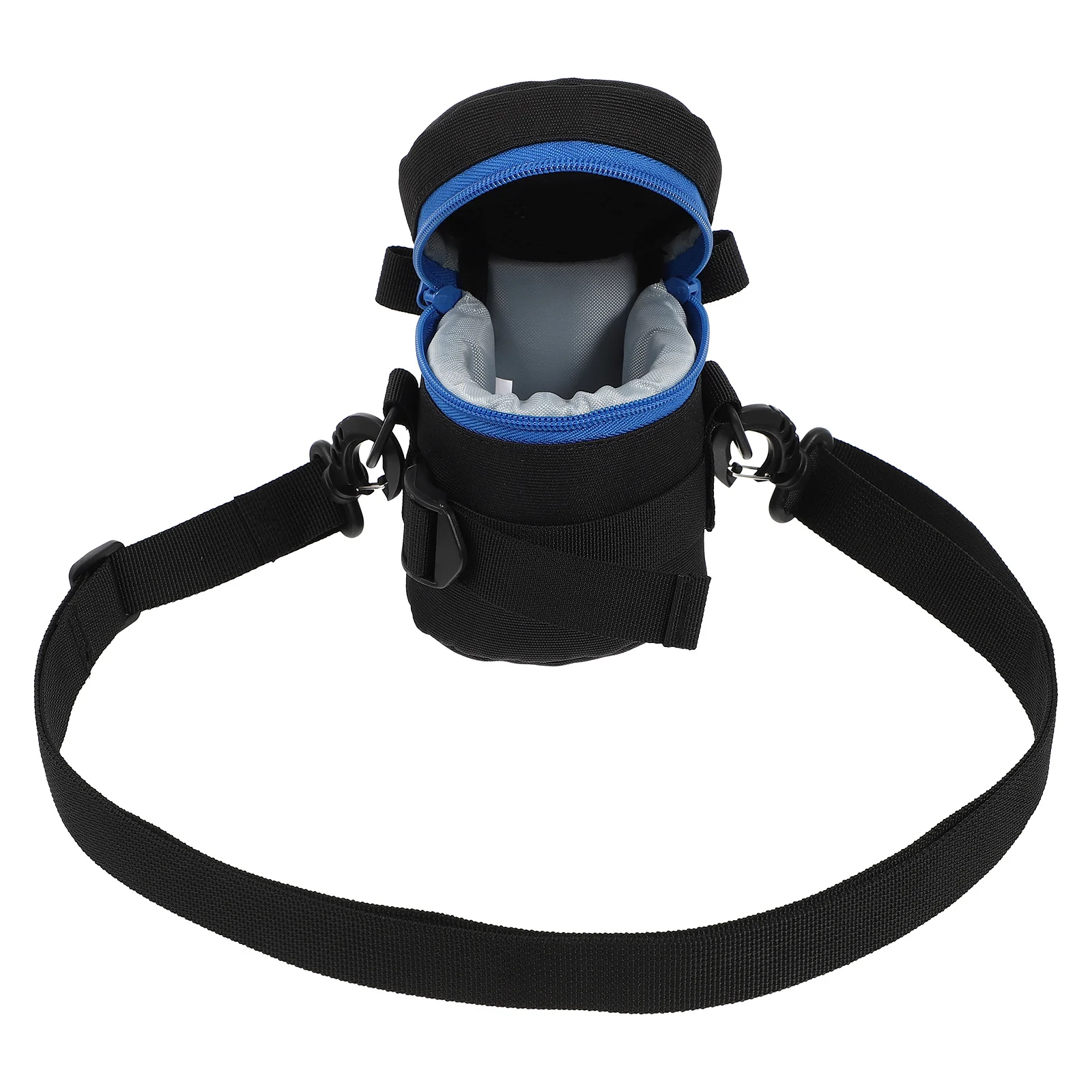 1pc Anti-Shock Lens Pouch Bag Waterproof Drop Protection For Dslr Camera Lens Portable Polyester Storage Case Adjustable