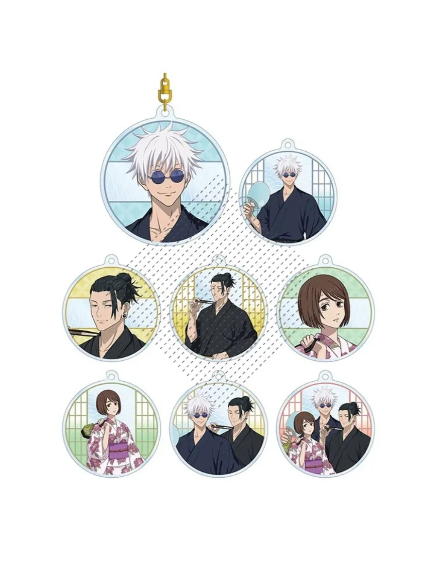 Anime Jujutsu Kaisen Zenin Maki Inumaki Toge Fushiguro Megumi Cosplay Acrylic Keychain Pendant Cute Exquisite Ambitus