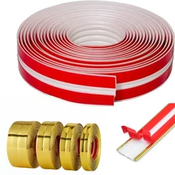 Self-adhesive Wall Corner Molding Trim PVC Wall Corner Skirting Line Molding Internal Strip Edge Trim Peel And Stick Decoration