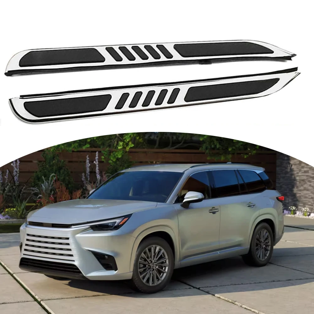 Running Board Side Step nerf bar Pedal Protector fits for All New Lexus TX 2024 Side Step Rail Board 2 pcs