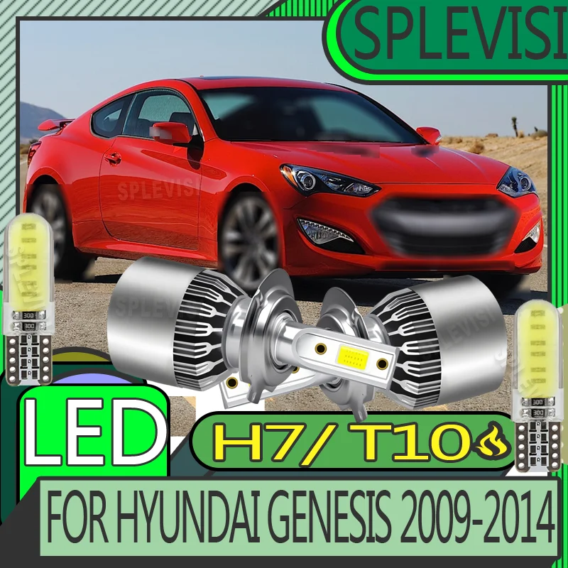 

Ensuring Safer Night Driving Plug and Play Energy Saving H7 477 LED Headlight For Hyundai Genesis 2009 2010 2011 2012 2013 2014