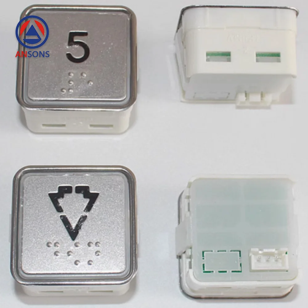 

A3N31549 A4N24595 A4N24596 OTIS Elevator Button 3-Pin Ansons Elevator Spare Parts