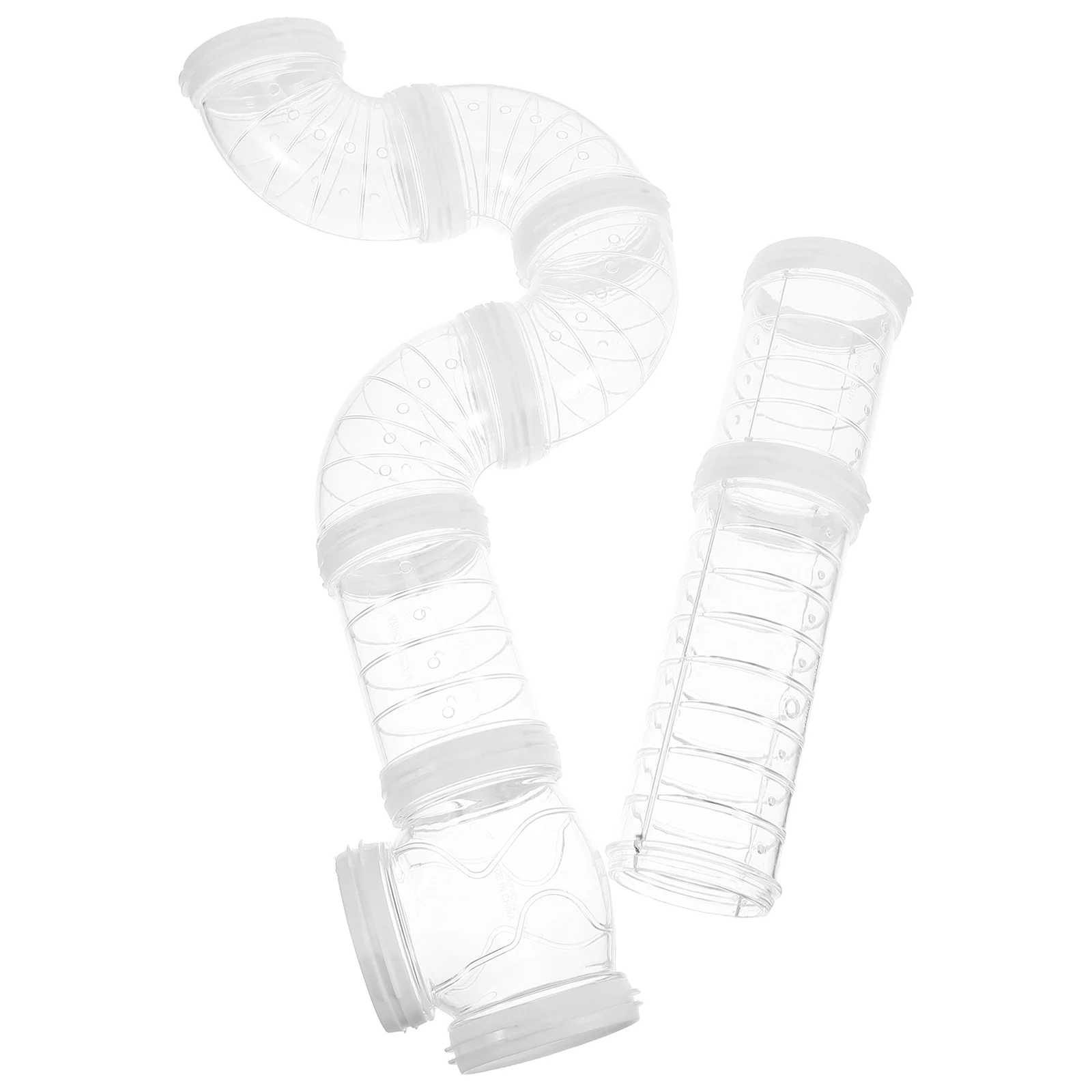 

1 set 1 Set Hamster Tubes Transparent Cage Tunnel Sports Exercise Tube Diy Tunnel Kit For Mouse Rats Small Animals Lightweight