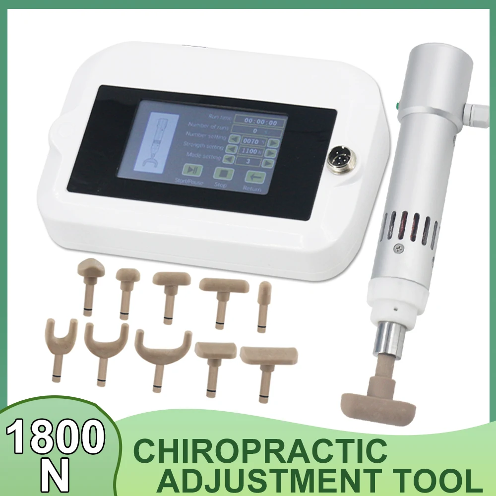 Professional Electric Chiropractic Correction Gun 1800N Pain Relief Physiotherapy Body Lumbar Correct Spinal Adjustment Massager