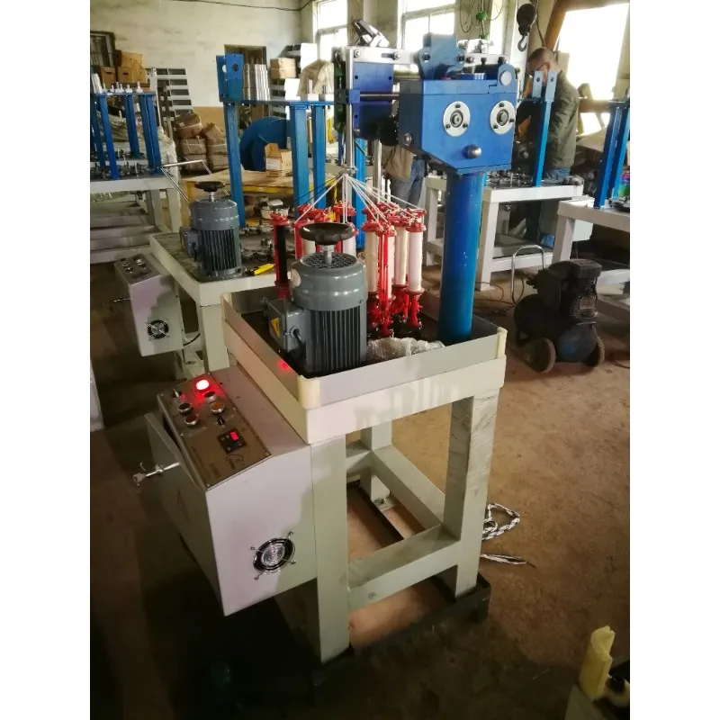 

90S One Head 17 Spindles Diameter 4-9 Mm Flat Rope Braiding Machine