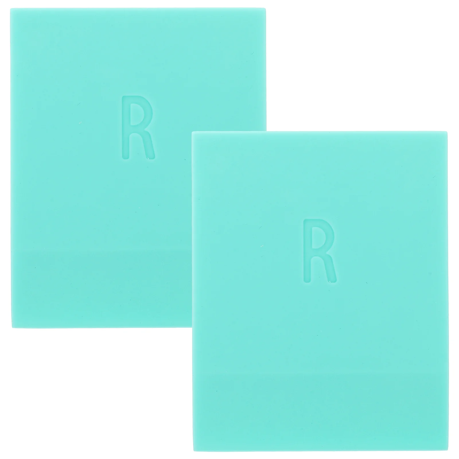 2 Pcs Squeegee Spatula Textile Mini Silk Scratch Board Ink Flat Rubber Wear-resistant for Home