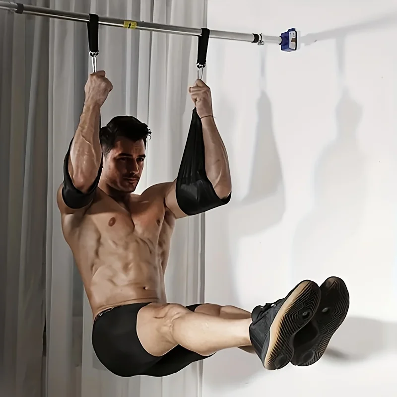 Hochziehbare Ab-Gurte für Bauchmuskeltraining, Fitness-Hängeschlinge, Core-Workout-Stützgürtel