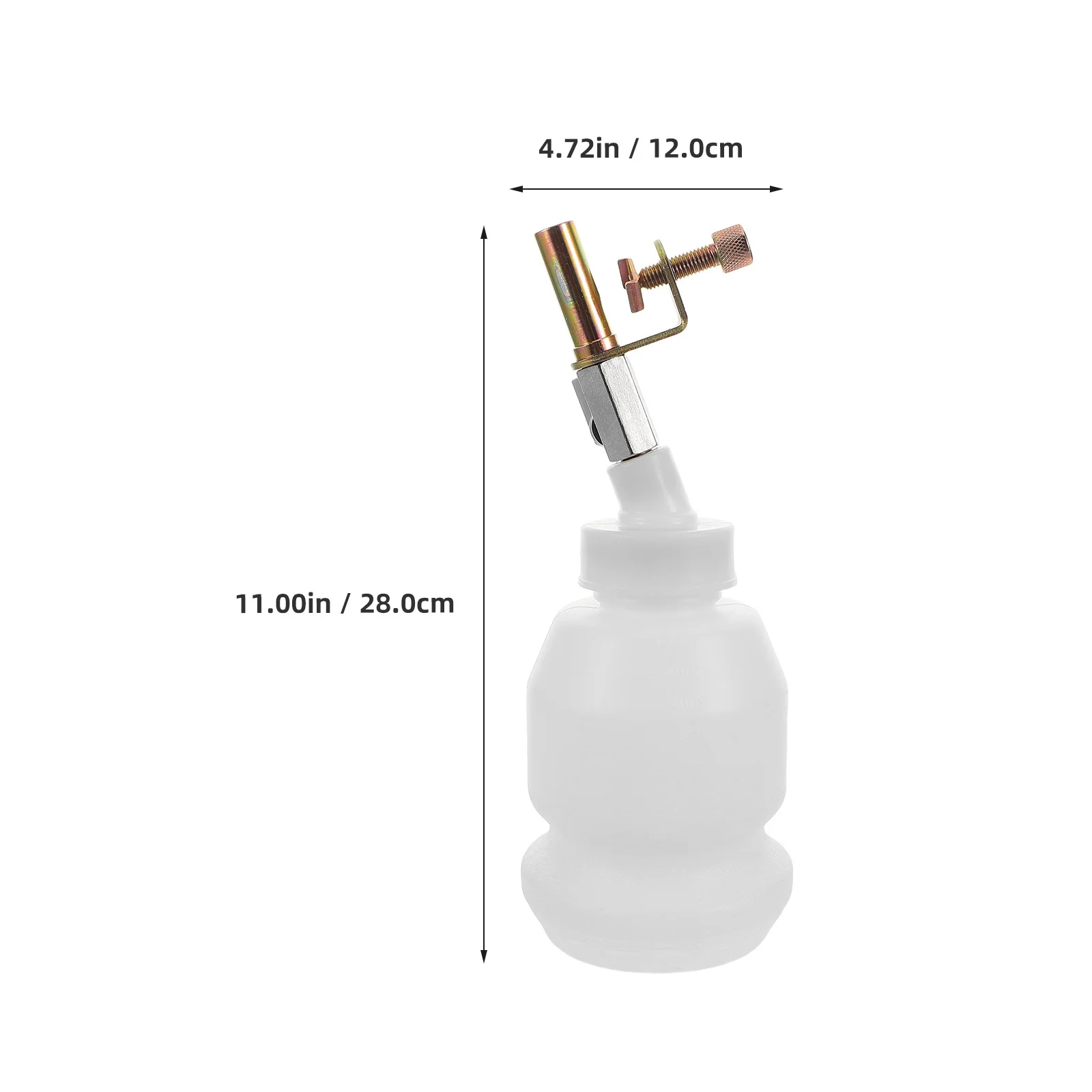 آلة تغيير زيت الفرامل سعة 1 لتر حاوية زيت معززة شديدة التحمل مع صنبور بزاوية لإعادة تعبئة السوائل المقاومة للتسرب وفعالة