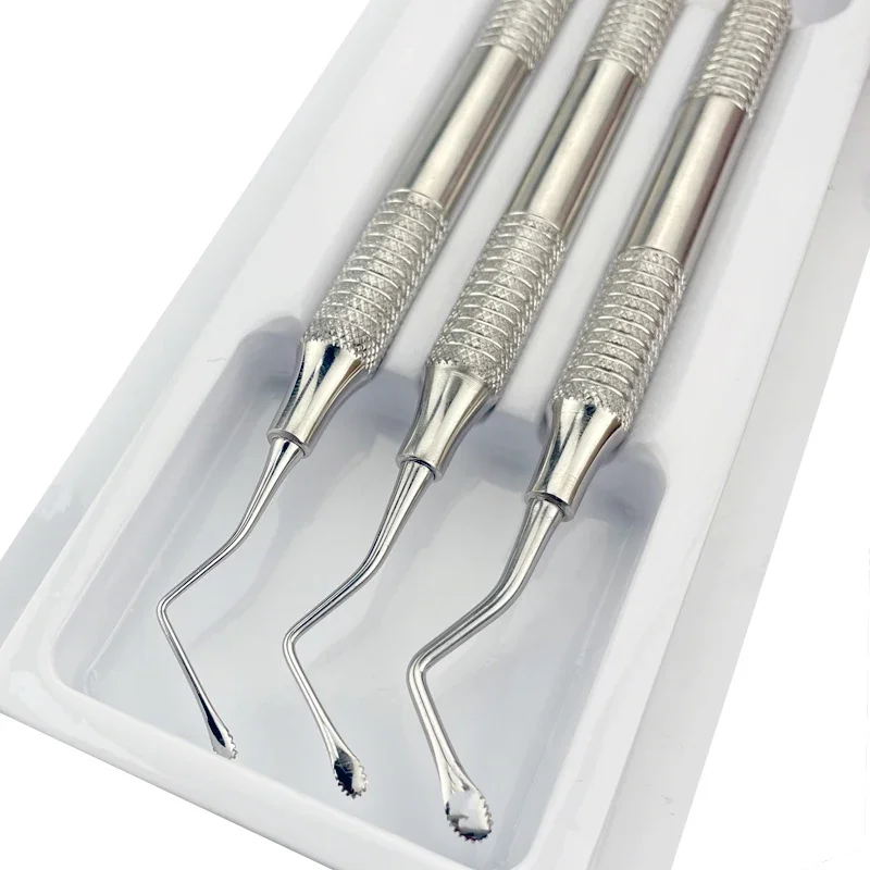 

Double Ended Stainless Steel Dental Bone Curette for Oral Surgery and Alveolar Bone Contouring Instrument