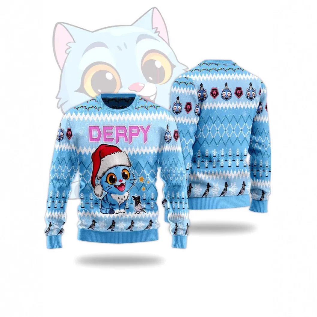 

Kpop Devil Hunter Ugly Sweater Zoey Cosplay Shirt Huntrix Sweatshirt Saja Girls Shirt Christmas Gifts for Kids Adults