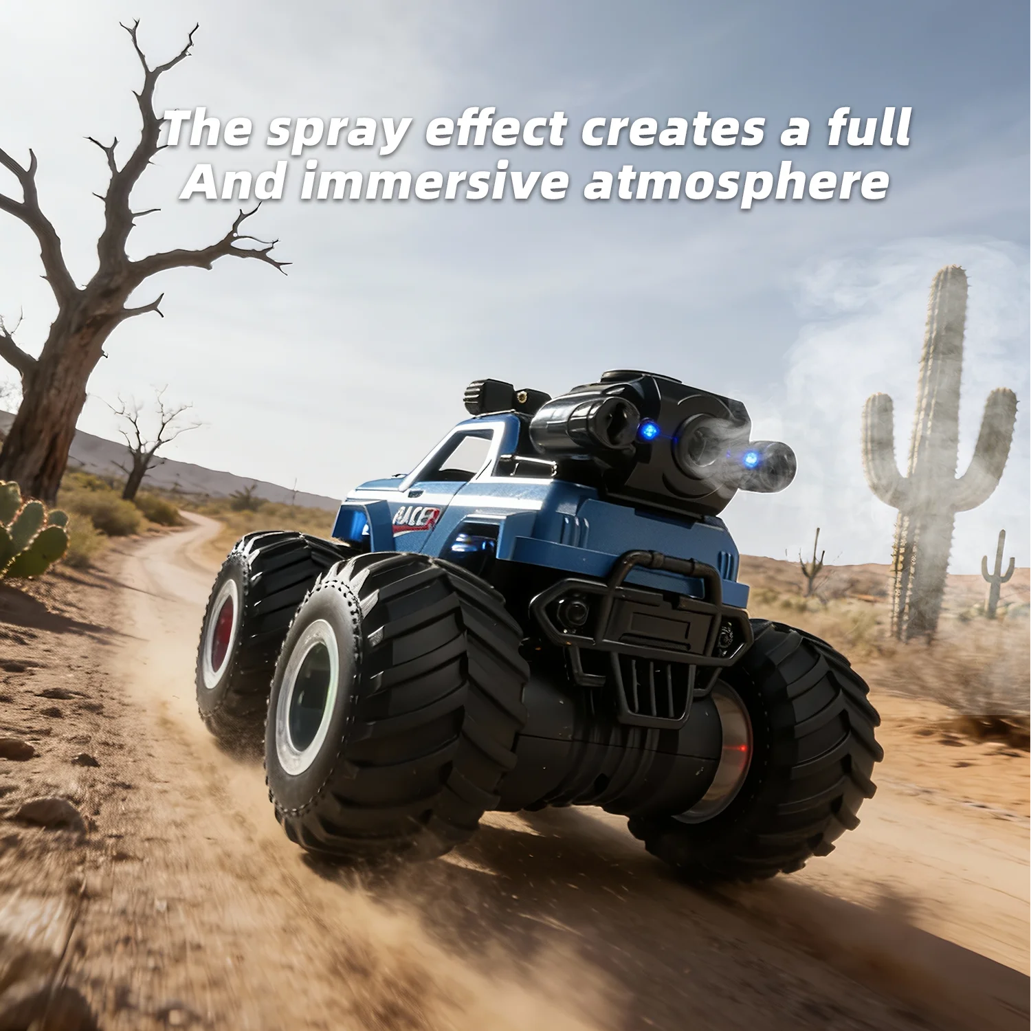 1:18 Remote Control Off-road Car, 2.4GHz 4WD 360° Rotating RC Toy Car, Kids Christmas Gift view 5
