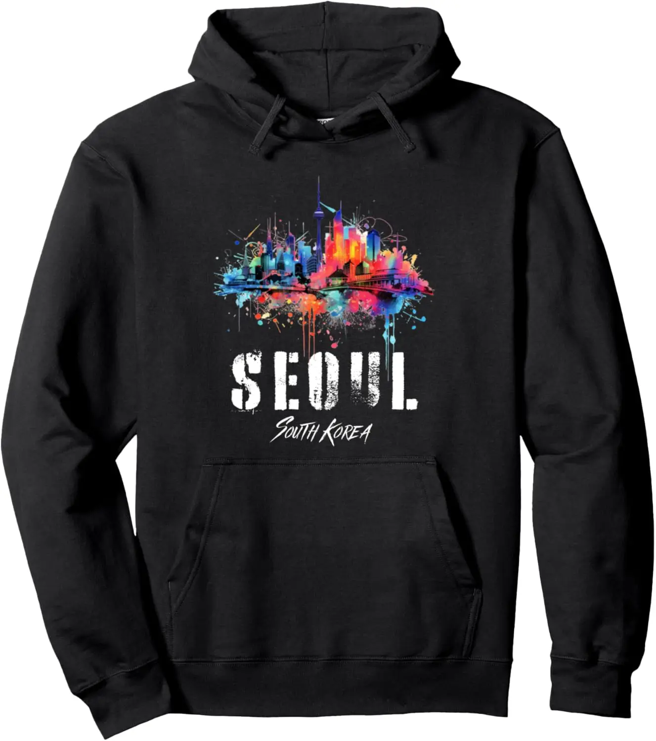

Seoul Souvenir/Seoul Южная Корея пуловер с капюшоном унисекс осенняя уличная одежда топы с принтом по запросу толстовки женские мужские толстовки