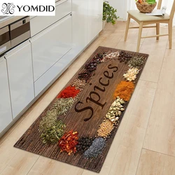 1PC Kitchen Mat Home Entrance Doormat Hallway Bedroom Living Room Decoration Balcony Floor Carpet Bathroom Anti-Slip Long Rug