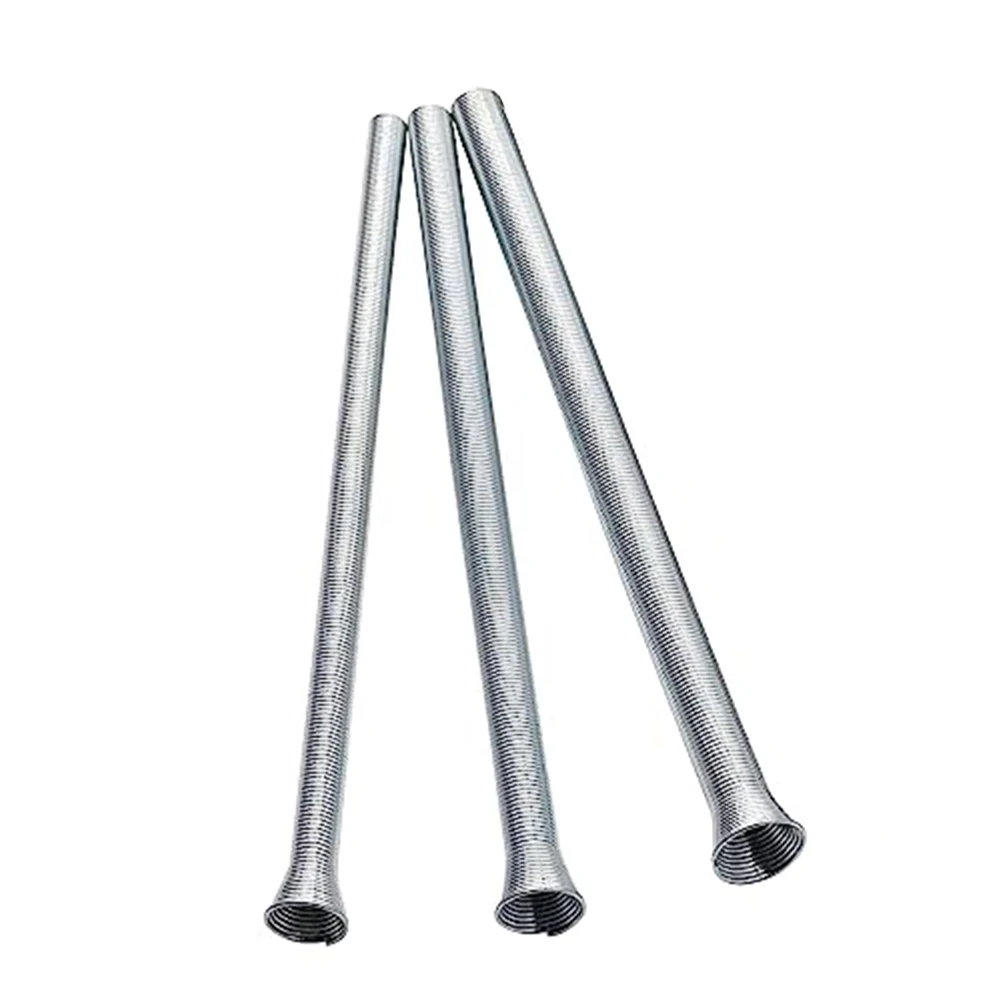 

Spring Tube Bender Set of 3 for Precision Bending of Copper Aluminum and Thin Walled Steel Pipes with Ample Leverage