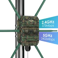 Wavlink Wi-Fi range extender Outdoor Wifi6 Router 2.4G+5G AX3000 Wifi Repeater Extender with PoE/6x7dBi High-gain Antennas/IP67