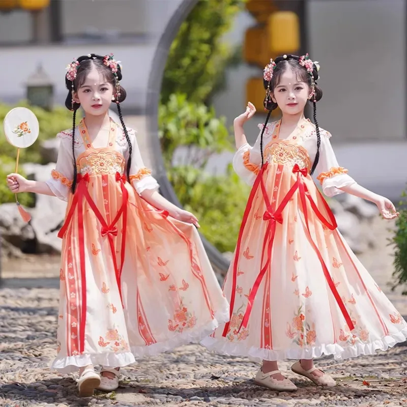

COSda@Kids Dresses for Girls Kids Clothes Flower Girl Dresses Fashion Clothing Streetwear Ethnic Style Cosplay Costumes Stage Ha