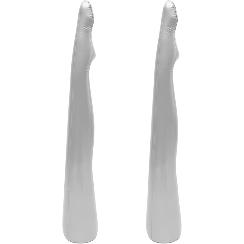 2PCS  Inflatable Leg Mold for Stockings Mannequin Legs Female Display for Women Thigh High Socks Retail Shops Use
