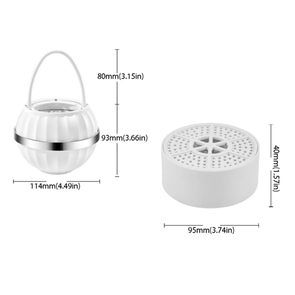 

PP Material Portable Plastic Bathtub Water Filter Splash-proof Design Improve Water Quality Hanging Tub Faucet Filter