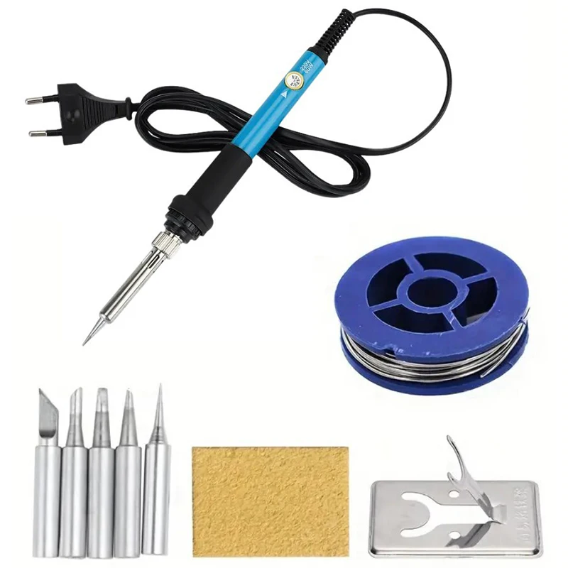 

Сварочная паяльная паяльная станция, инструменты для ремонта тепла ﻿ Электрический паяльник с регулируемой температурой, 60 Вт, 220 В, многофункциональный