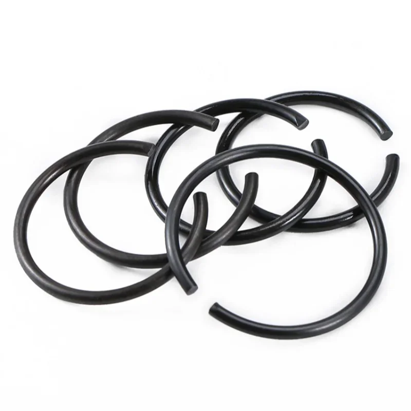 Diameter M4 M5 M6 M7 M8 M10 M12 M16-M140 For Shaft Wire Retaining Stop Ring Elastic 70 Manganese Snap Ring Round Wire Snap Rings