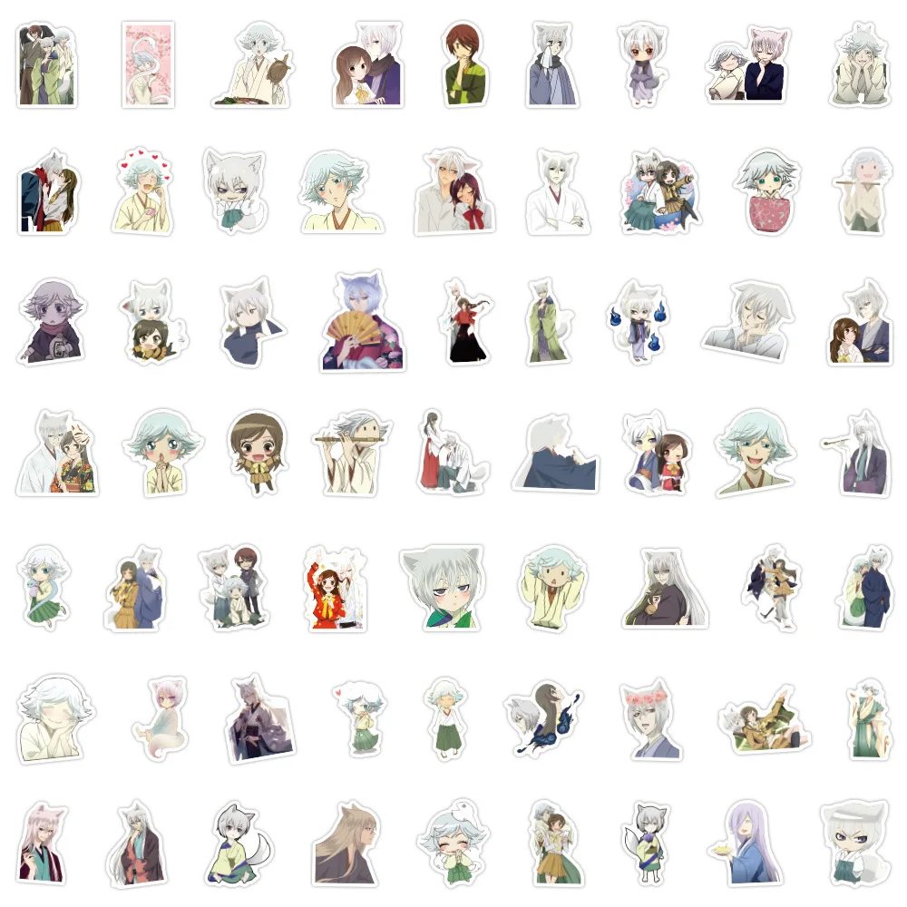 60PCS Kamisama Kiss Stickers Japan Anime Decals DIY Scrapbook Luggage Laptop Phone Guitar Car Bike Waterproof Cartoon Sticker